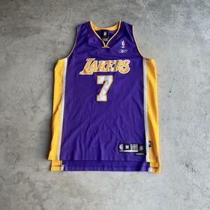 Reebok  Los Angeles Lakers Lamar Odom Jersey Size M Purple NBA